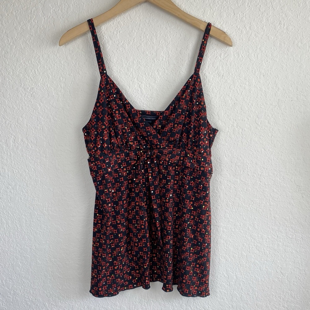 inc international concepts XL Babydoll Cami Tank Top Y2k Fairy Grunge Thin Strap